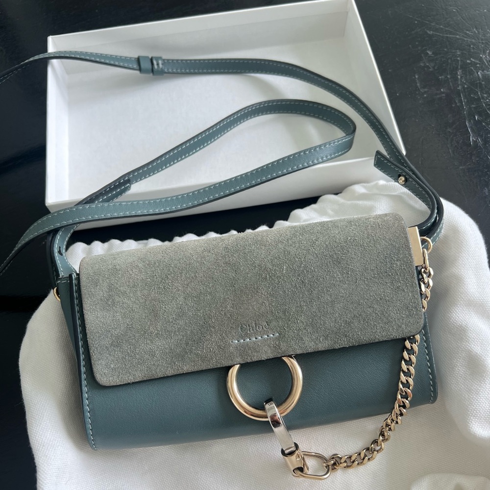 Chloe Faye wallet on strap